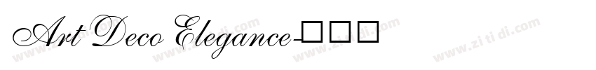 Art Deco Elegance字体转换